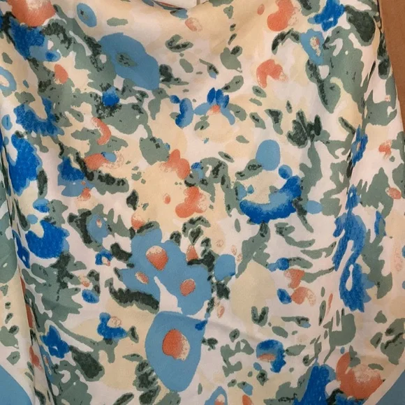 Cloud Ten Printed Silky Scarf Tank Top - Picture 6 of 9